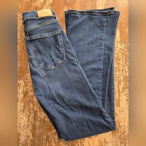 Citizens Of Humanity Dark Blue Wide Leg Jeans